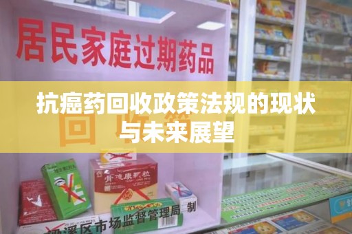 安庆抗癌药回收政策法规的现状与未来展望